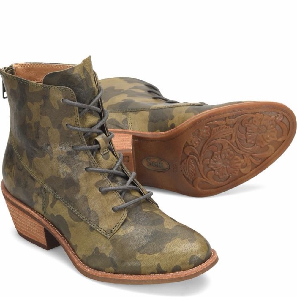 Sofft Women's Annalise Camouflage Ankle Booties